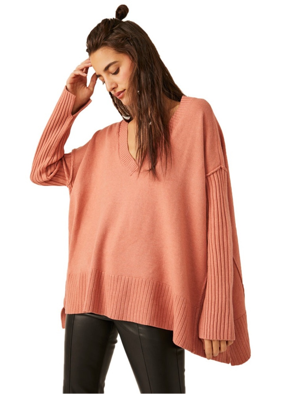 Free People Orion Tunic in Rose size XS